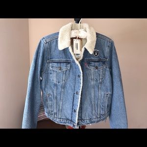 Levi’s Sherpa Trucker Jacket - Raiders